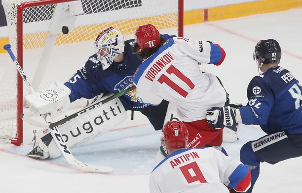 Dmitri Voronkov ohitti Jussi Olkinuoran kahdesti.