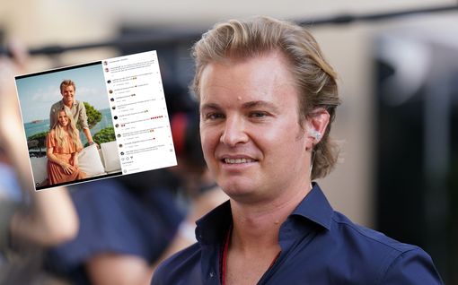 Nico Rosberg julkaisi hempeän kirjoituksen hääpäivänsä kunniaksi: ”Rakastan sinua”