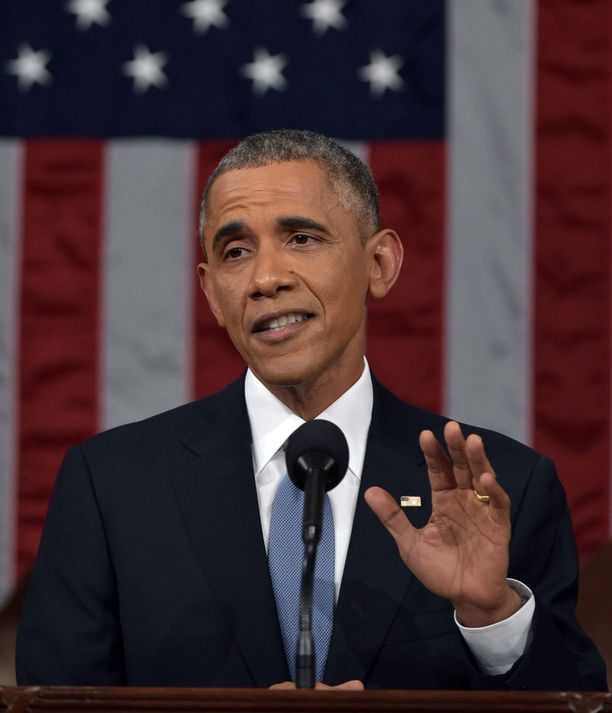 Obama esiintyi vuotuisessa puheessaan itsevarmana johtajana.