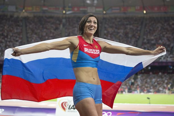 Natalia Antjuh voitti olympiakultaa Lontoossa 2012.