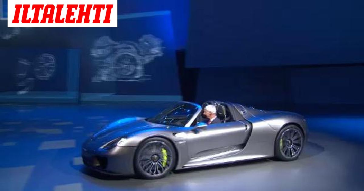 Super Porsche Esiteltiin Maailmalle Frankfurtissa