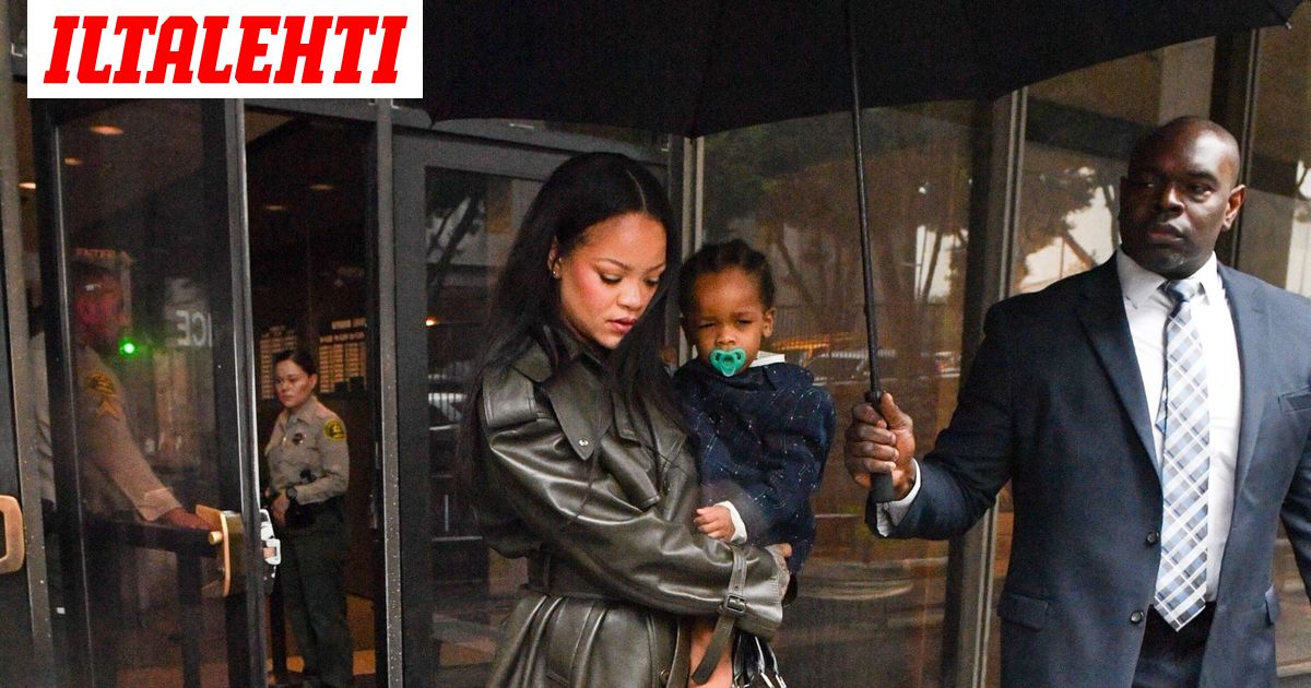 Rihanna ilmestyi lastensa kanssa oikeuteen