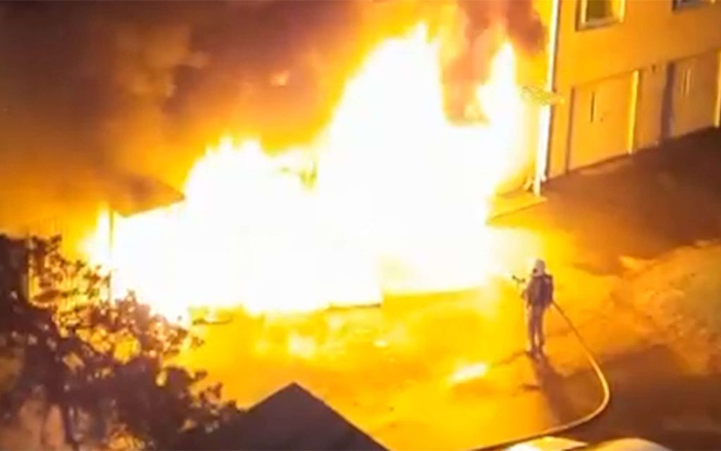 Video: Kouvolassa raju kerrostalopalo 