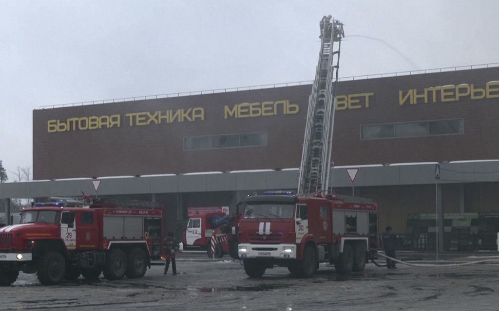 Moskovan alueella jälleen raju tulipalo ostos­keskuksessa