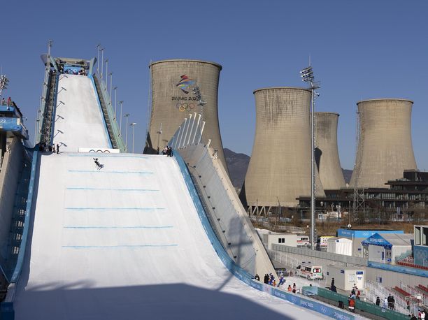 Big Air Shougang -hyppyri rakennettiin terästehtaan paikalle