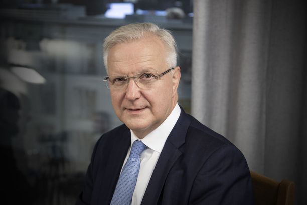 Suomen pankin pääjohtaja Olli Rehn (kesk) toteaa, että presidentinvaaleihin on vielä pitkä aika. 