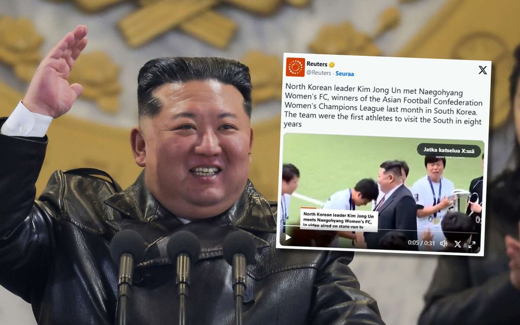 Kim Jong-un ilmestyi yllättävään paikkaan – Naisilta käsittämätön reaktio