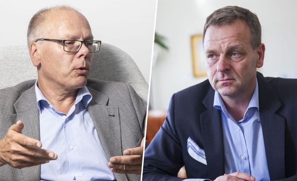Kuvassa Husin toimitusjohtaja Juha Tuominen ja Helsingin pormestari Jan Vapaavuori.