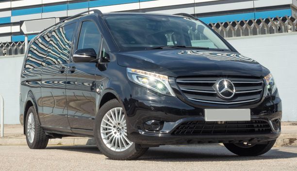The same Mercedes-Benz Vito Tourer minivan ended up in a court hearing for the second time, where the driver of the car was convicted.  Illustration picture.