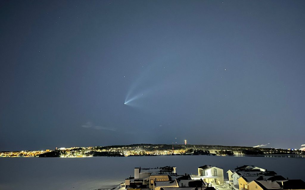 Outo valoilmiö hämmästytti: Venäläinen raketti valaisi Suomen taivasta