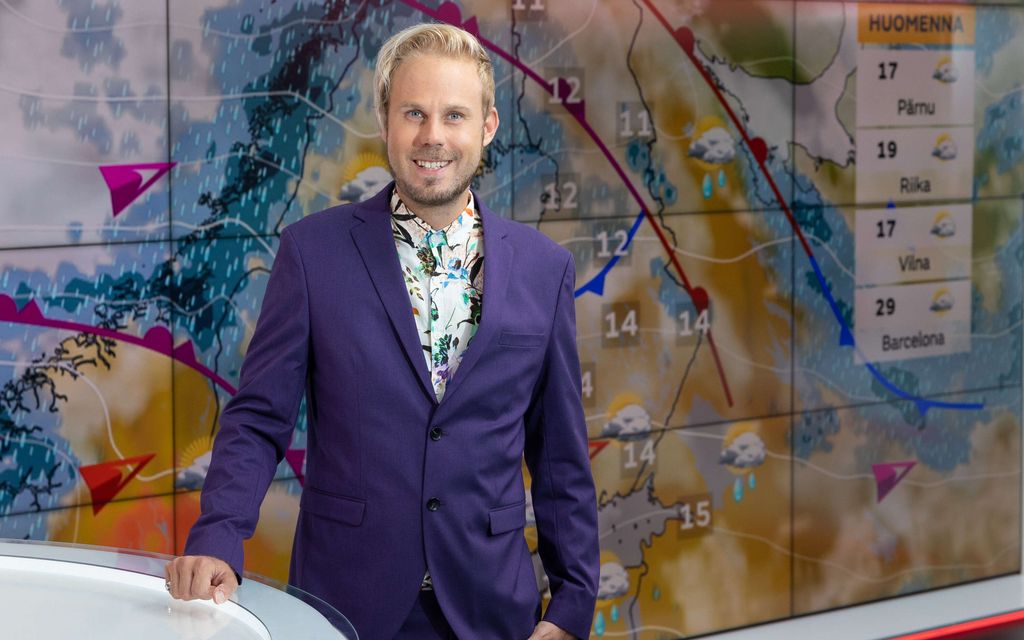 MTV:n meteorologi julkaisi poikkeuk­sellisen kuvan itsestään – Tunnistaisitko?