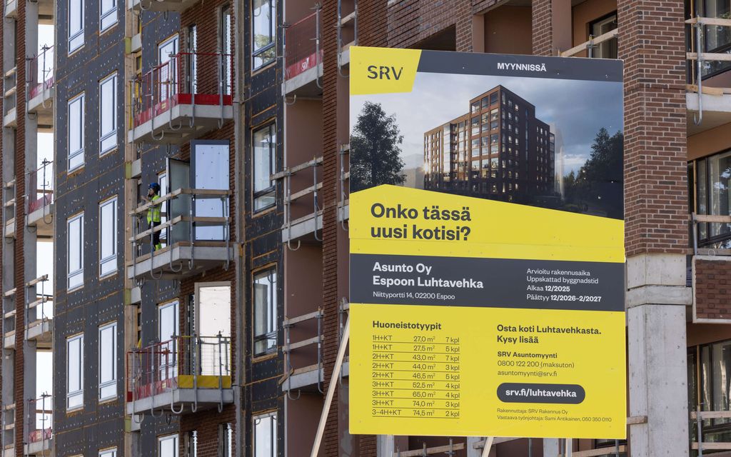 Nordea ennustaa asuntojen hintojen laskevan – kauppamäärät vähentyneet