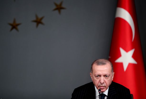 Turkin presidentti Recep Tayyip Erdogan. 