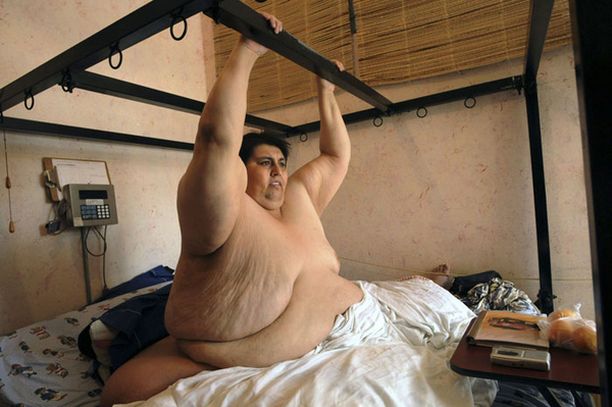 Maailman lihavin mies laihduttaa häihinsä - katso kuvat