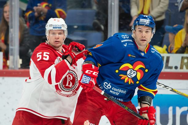 Vitjazin Miro Aaltonen pelaa vahvaa KHL-syksyä, mutta Jokereita vastaan hän ei tehoillut.