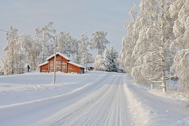 Lähes koko maahan on valkoinen joulu