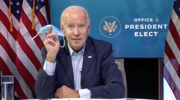 Joe Biden tuo mukanaan suuren muutoksen: Yhdysvaltojen presidentti kannustaa käyttämään kasvomaskia. 
