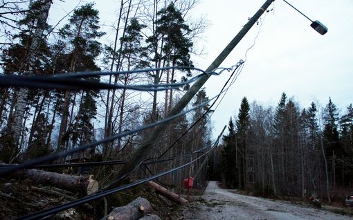 Tuuli yltynyt Suomessa paikoin hirmumyrsky­lukemiin – katso, missä mitattiin hurjimpia puuskia