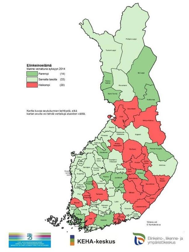 Kartat kertovat: Näillä alueilla työttömyysahdinko vain syvenee