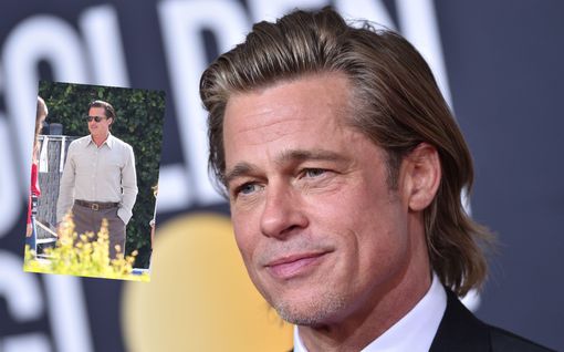 Brad Pitt tunnistamaton uuden elokuvan kuvauksissa: kuvat