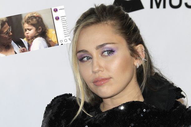 Miley Cyrus kertoo sosiaalisessa mediassa suuresta surustaan. 