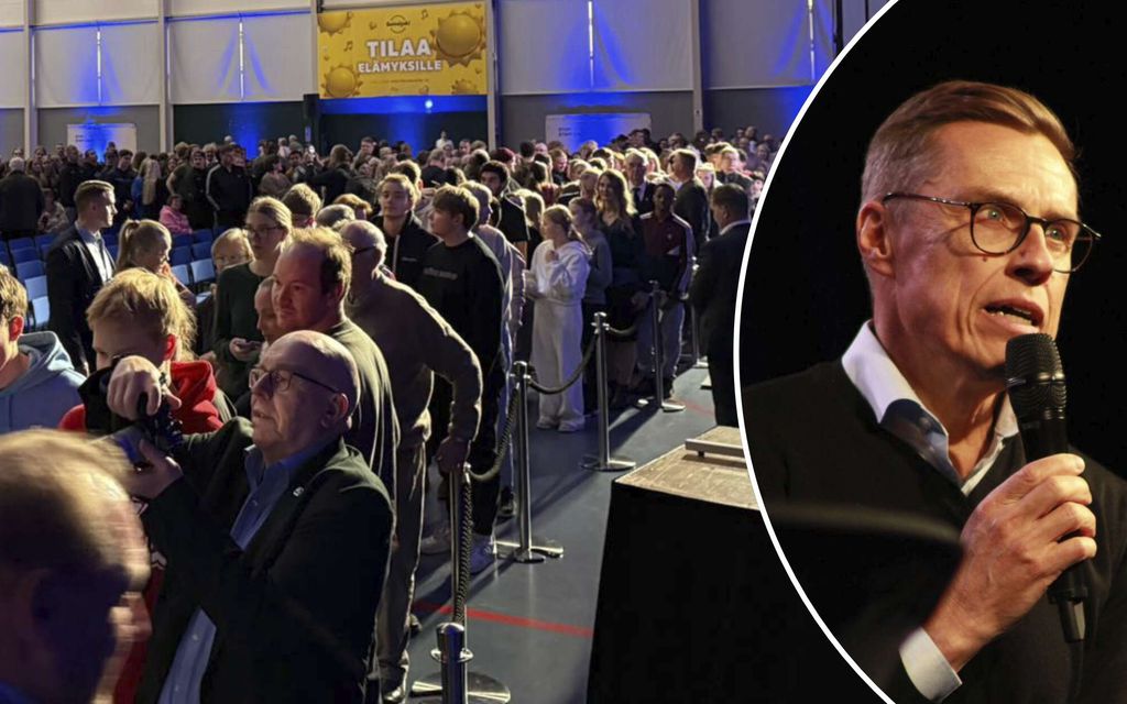 Stubb aiheutti yleisöryntäyksen