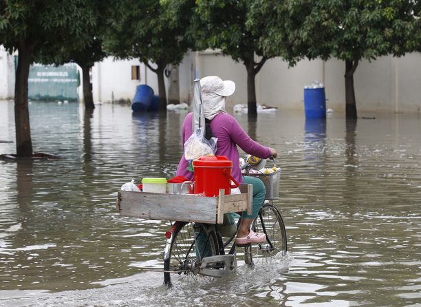 Lähes 40 kuollut tulvissa Kaakkois-Aasiassa