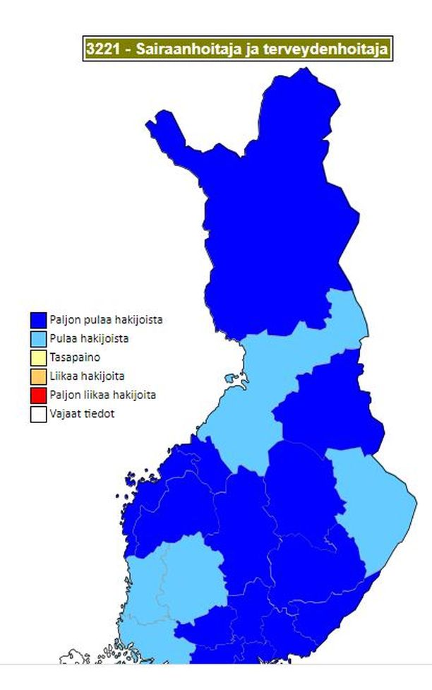 Työpaikkoja on - moni ammatti tarvitsee tekijöitä Suomessa