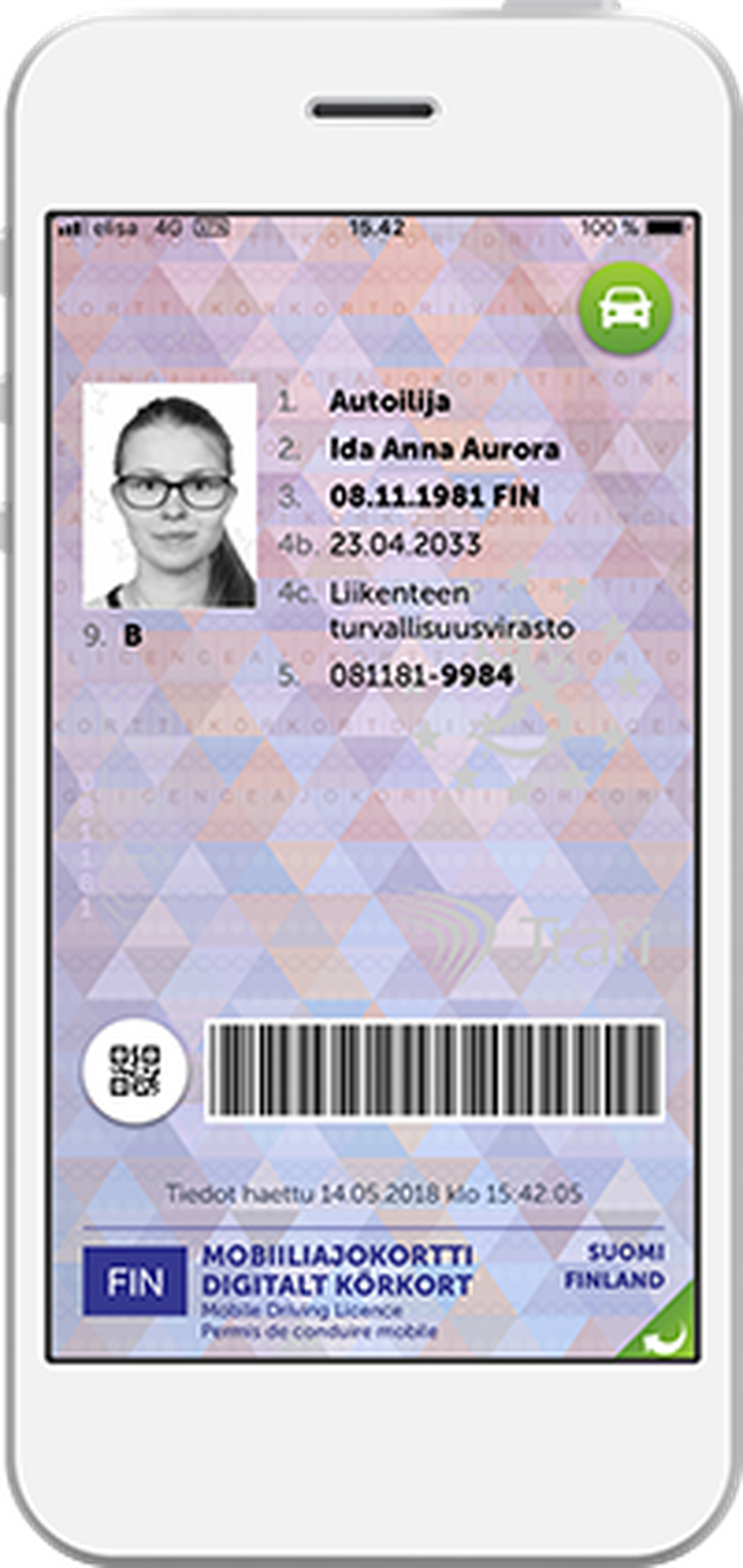 Sähköinen maksuton ajokortti käyttöön helmikuussa: Pian riittää kännykän vilautus