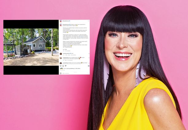 Ellen Jokikunnas myy tv:stä tutun kesämökkinsä