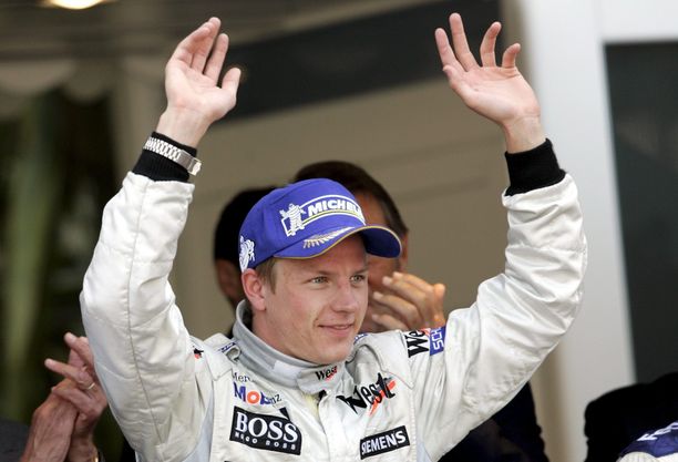 Kimi Räikkönen juhli ruhtinaskunnassa 15 vuotta sitten.