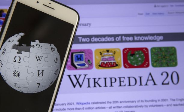 Wikipedia on tarjonnut tietoa jo 20 vuoden ajan.
