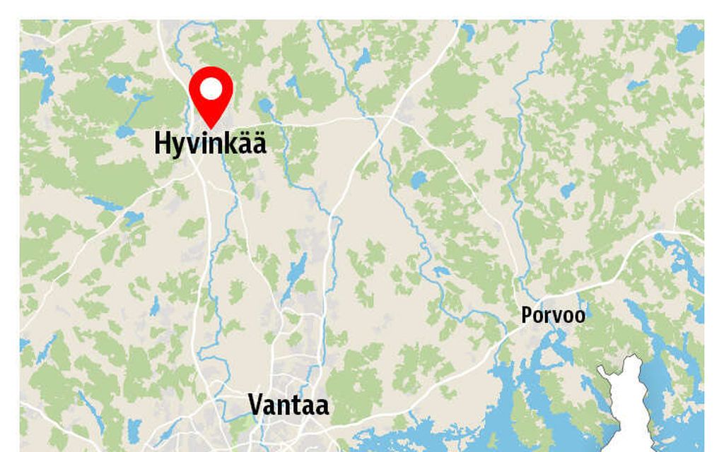 Lentokone pudonnut Hyvinkäällä 