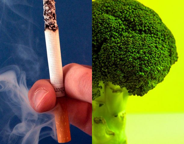 Parsakaali suojaa tupakoijia syövältä?