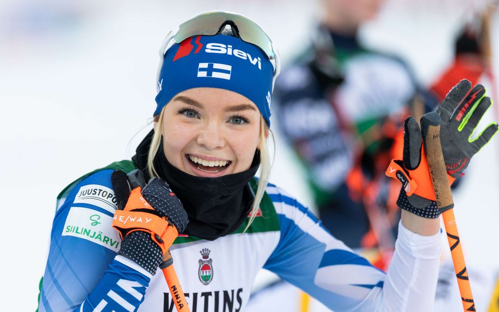 Minja Korhonen, 18, hiihti kymmen­kertaisen matkan