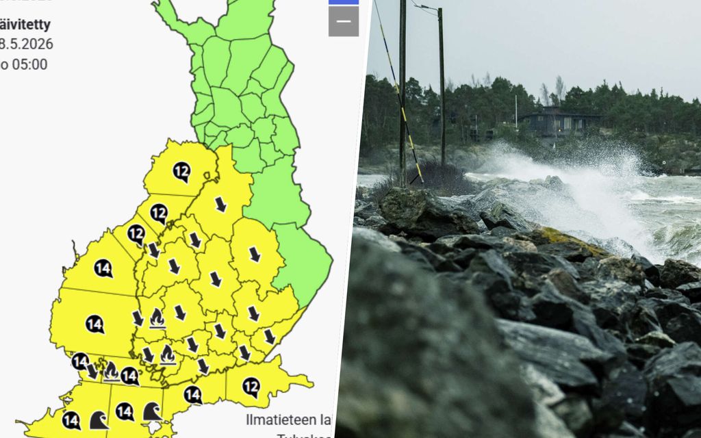 Torstain sää on kolea ja tuulinen – Lännessä metsäpalo­varoitus
