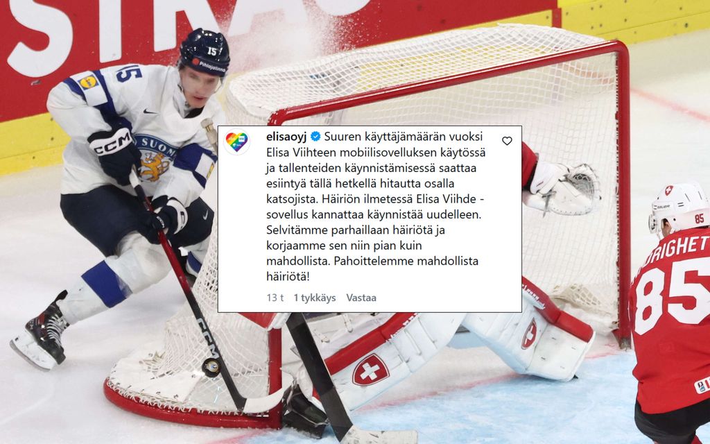 Elisa Viihde pimeni kesken Leijonien MM-finaalin – Näin Elisa kommentoi