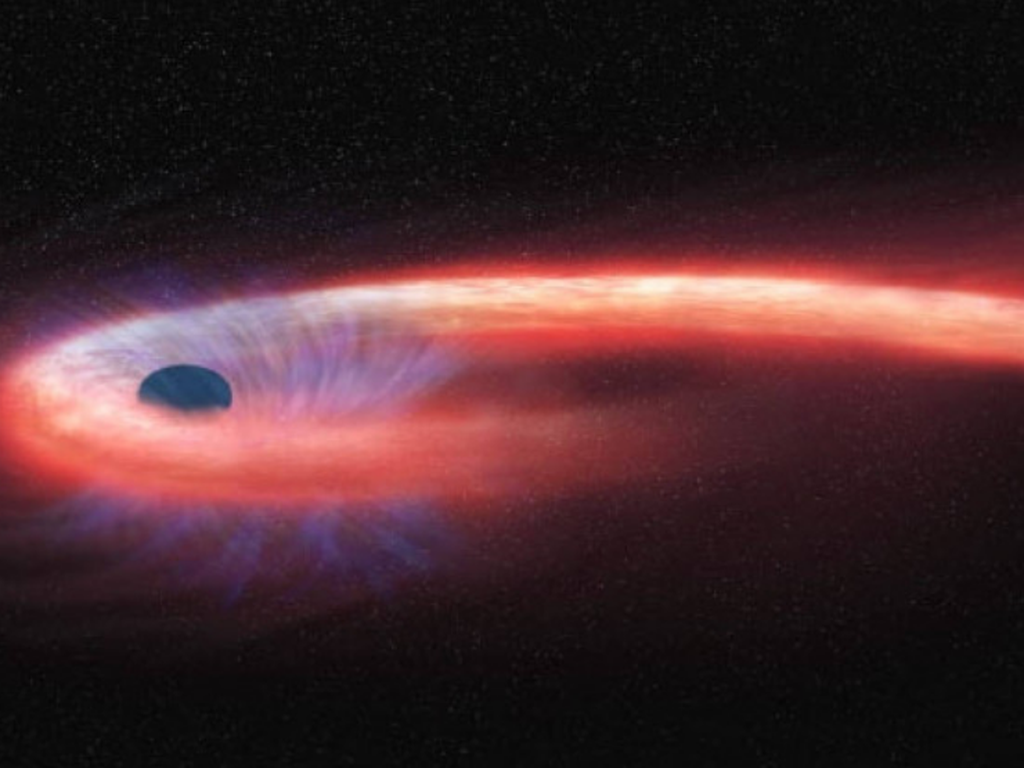 Hämmästyttävä video näyttää ensi kertaa, kuinka musta aukko nielee kuolevan tähden
