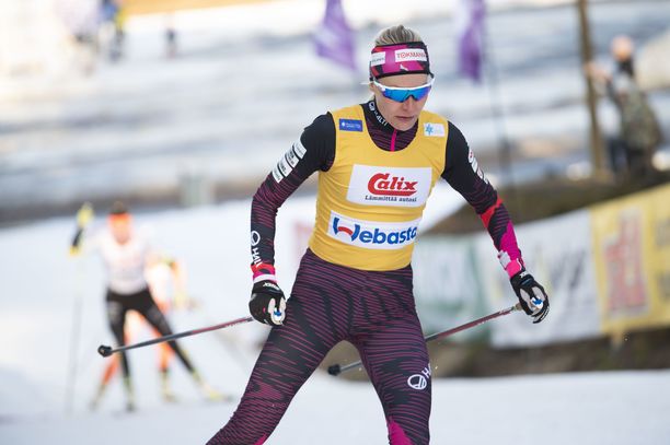 Anne Kyllönen hiihti lauantaina neljännen kerran urallaan Vuokatin Suomen cupin sprinttikisan voittoon.