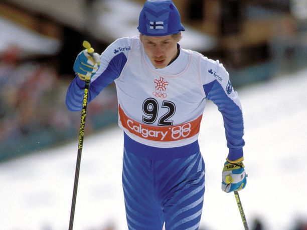 Jari Laukkanen edusti Suomea Calgaryn olympialaisissa. 