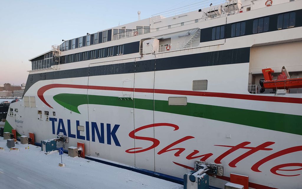 Tallink Siljan laiva osui laituriin Helsingissä