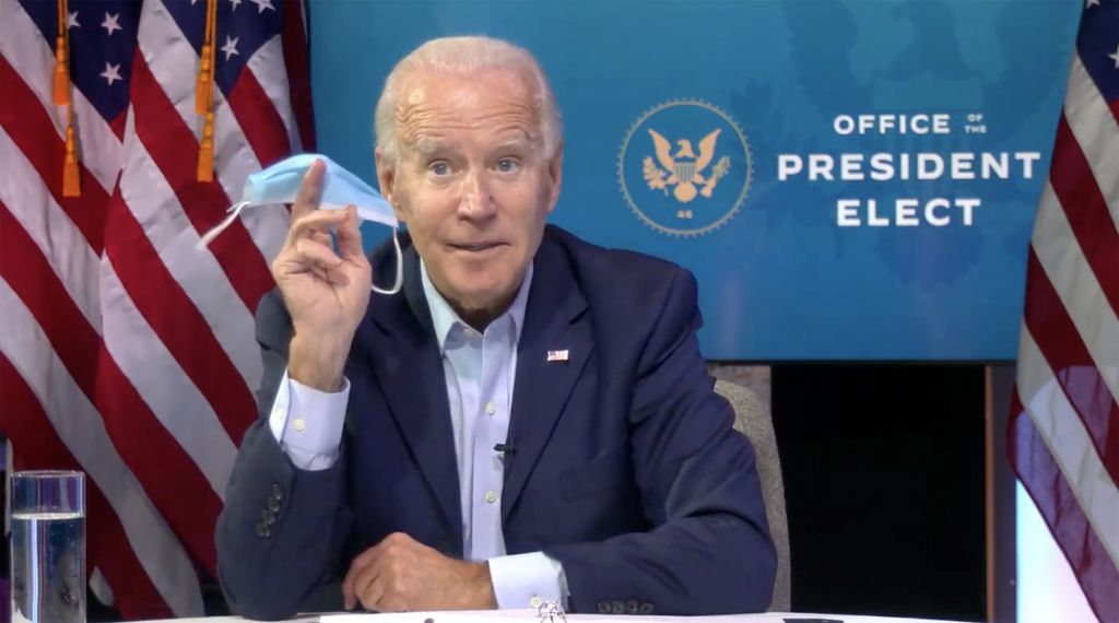 Joe Biden haluaa kukistaa koronan heti virkakautensa alussa – ”Käyttäkää maskia”