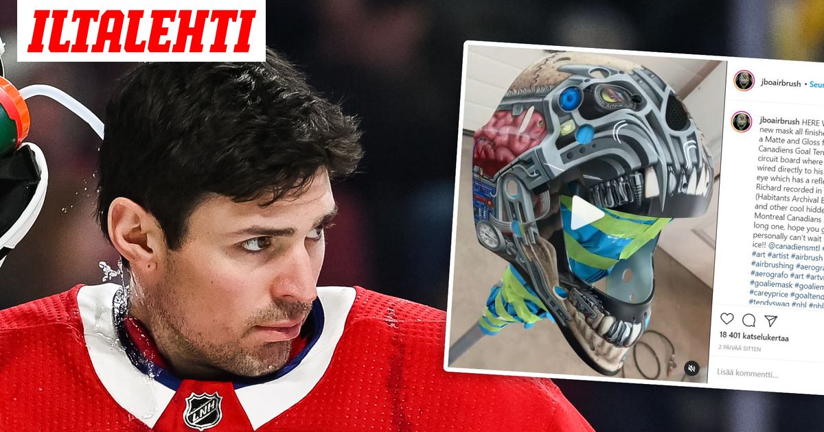 Carey Price lähtee vuoteen 2021 uudella, upealla maskilla