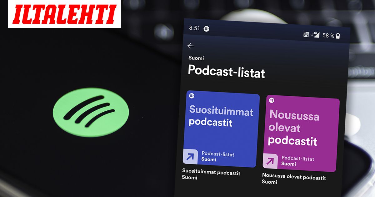 Suositut podcastit löytää nyt helpommin Spotifysta