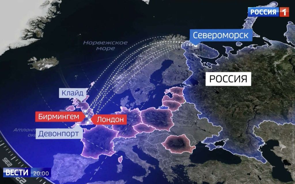Venäjä uhkaa Eurooppaa massiivisella ohjusiskulla