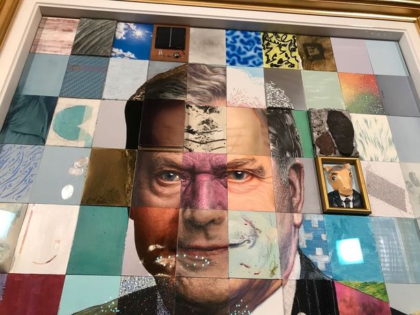 Tasavallan presidentin Sauli Niinistön tuore muotokuva on kesän ajan kansan nähtävissä Ateneumin taidemuseossa Helsingissä.
