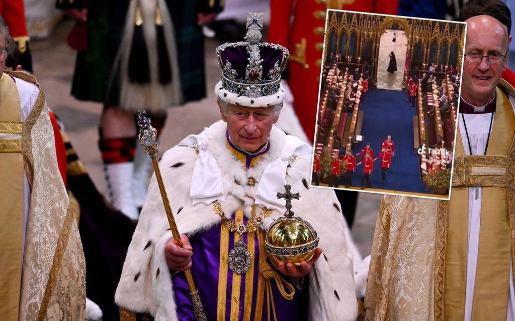 Mystinen ”viikatemies” ilmestyi Charlesin kruunajaisiin – Spekulaatiot käyvät kuumina