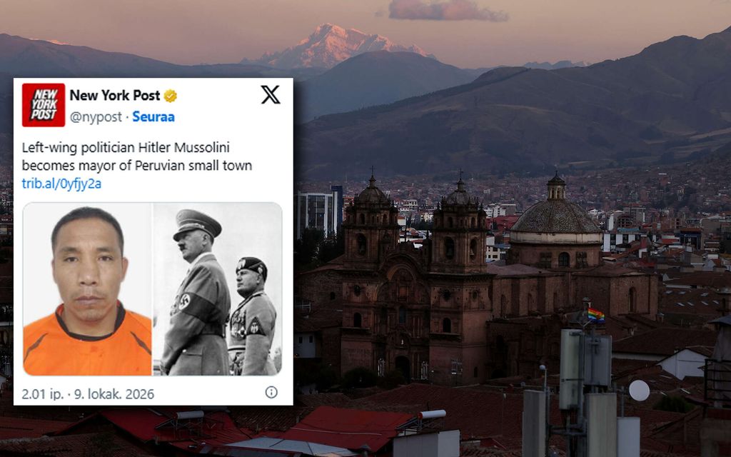 Hitler Mussolinista vaalivoittaja Perussa