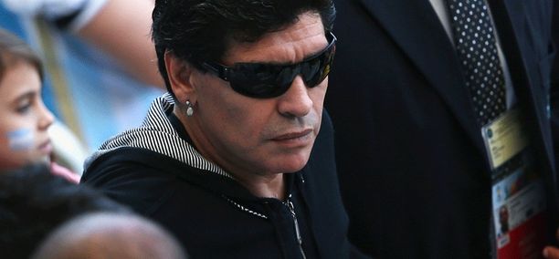 Diego Maradonalta jäi Lionel Messin komea voittomaali näkemättä.
