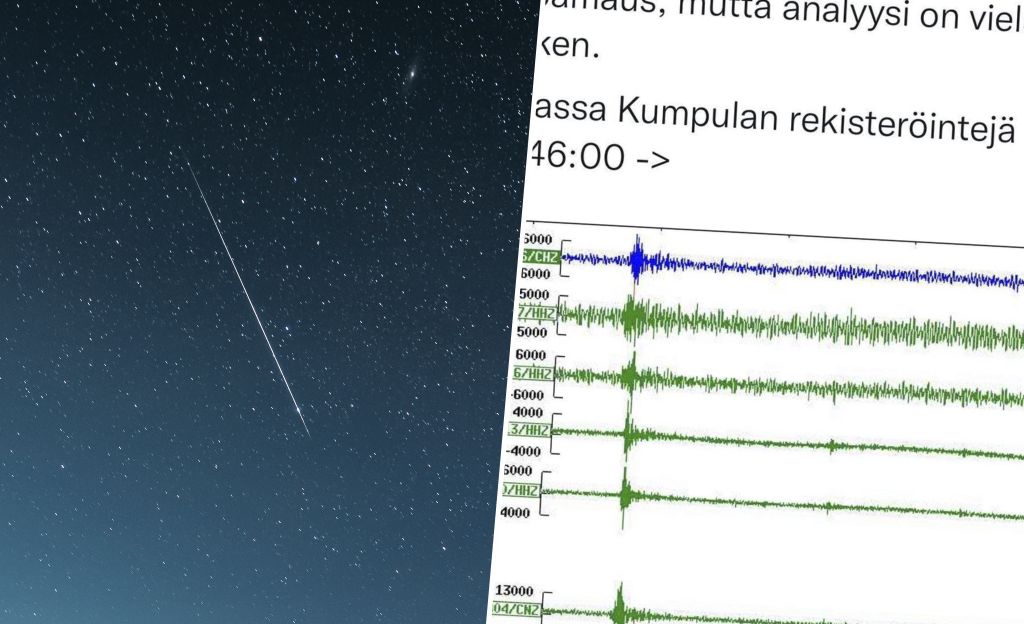 Oliko Helsingin mysteeripamaus sittenkin meteori? Seismologi: ”Viittaa, että lähde oli ilmassa”